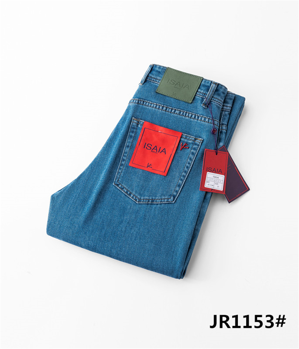 Embroidery On Jeans - OECHSLI Jeans Katun Tipis Pria 2026
