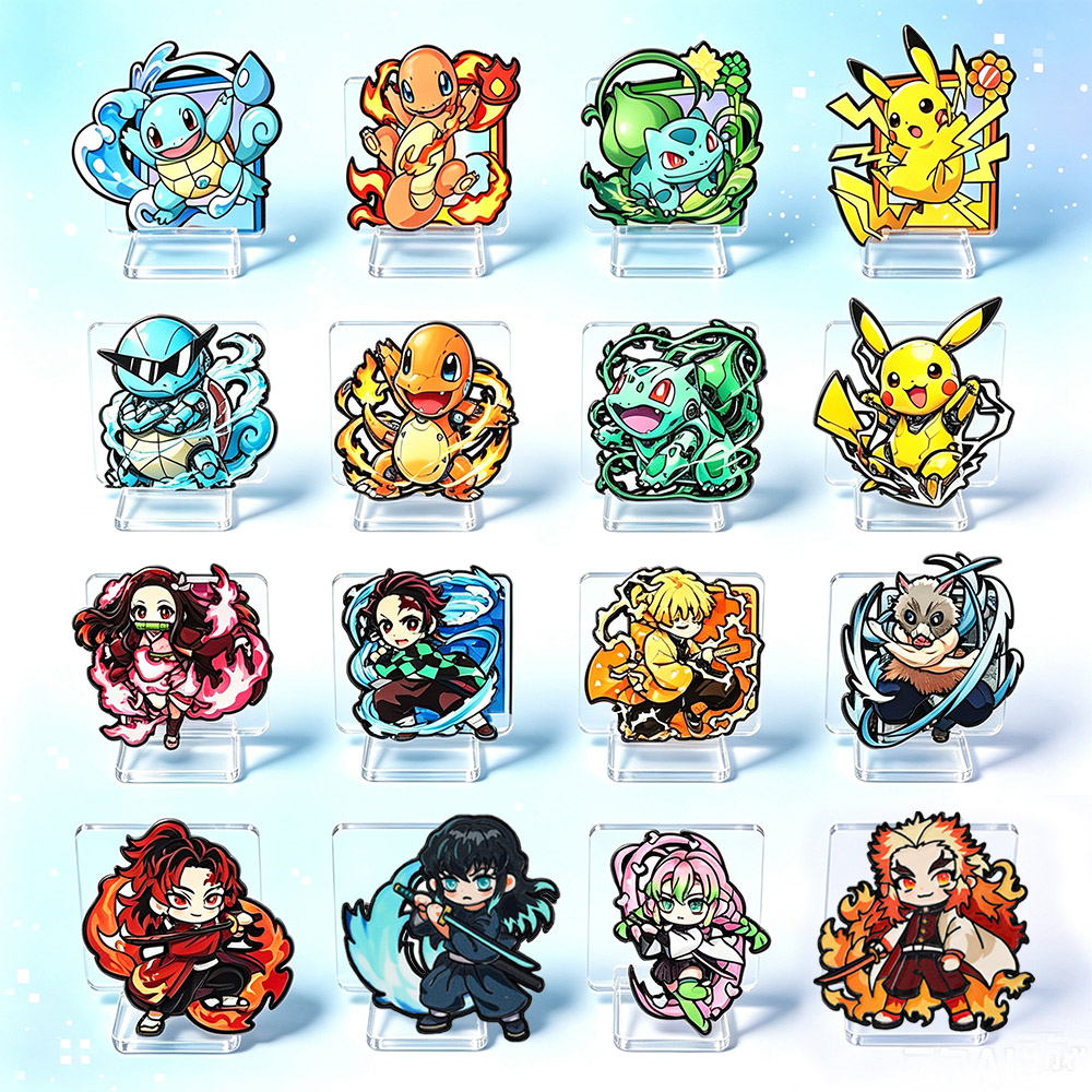 Embroidery Reddit - 8Pcs Pin Enamel Anime Pokemon &