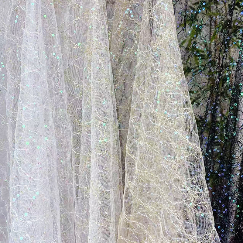 Embroidery Net Dress - Bahan Gaun Pesta Malam Tulle Prancis