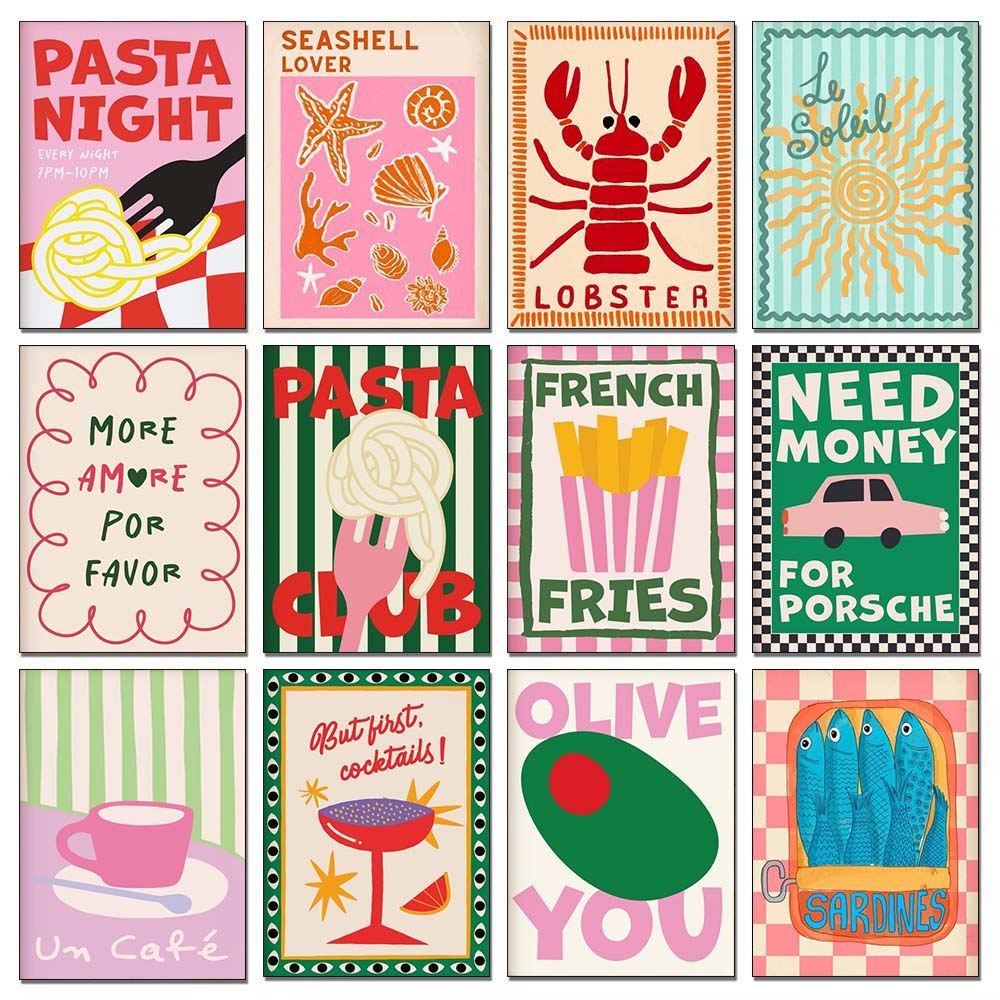 Embroidery Kitchen - Lukisan Berlian 5D DIY Seni Makanan