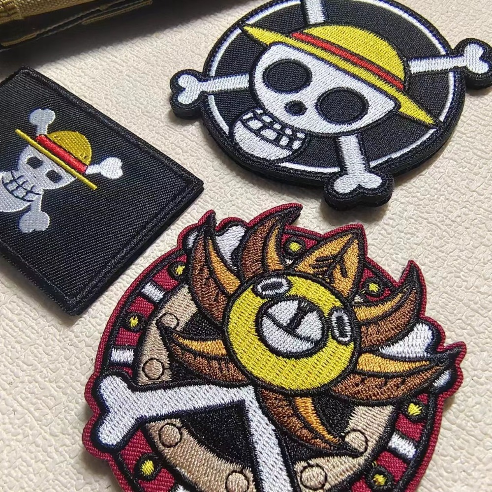 Embroidery Patches - Patch bordir Velcro One Piece untuk