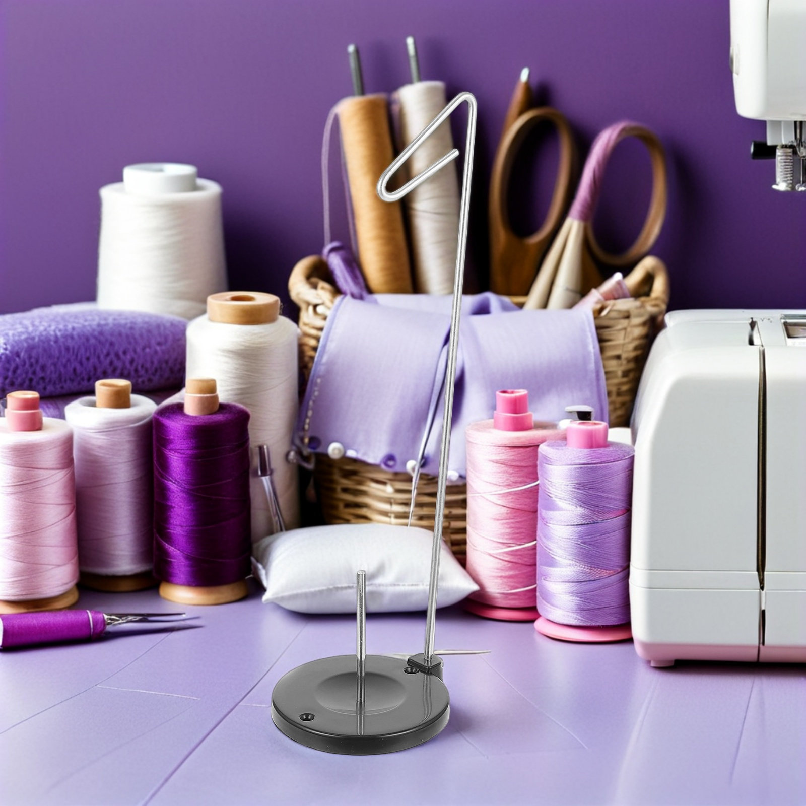 Embroidery And Quilting - 4Pcs Penyangga Benang Plastik yang Dapat