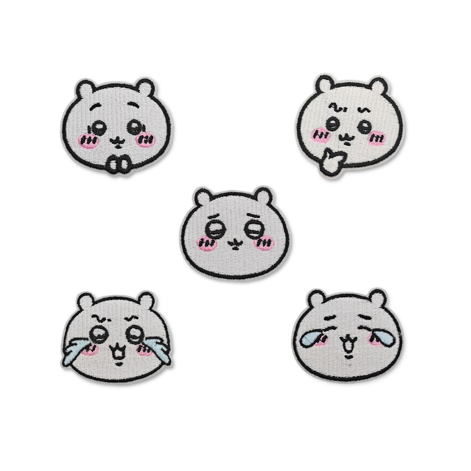 Embroidery Patches - Patch Bordir Anime Chiikawa untuk Pakaian,