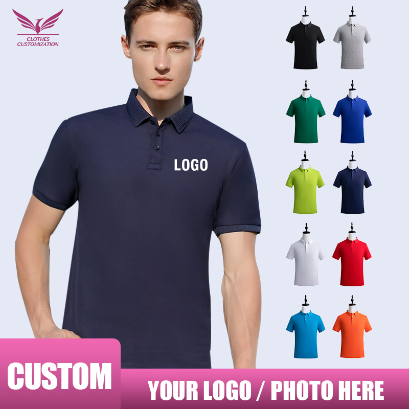 Embroidery Cotton Shirt - Kaus Polo Kustomisasi Kepribadian Kaus Bordir
