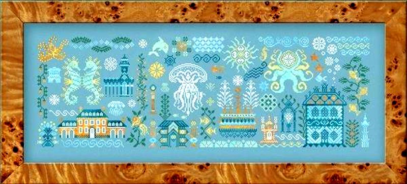 Embroidery World - OwlF - The Underwater World of