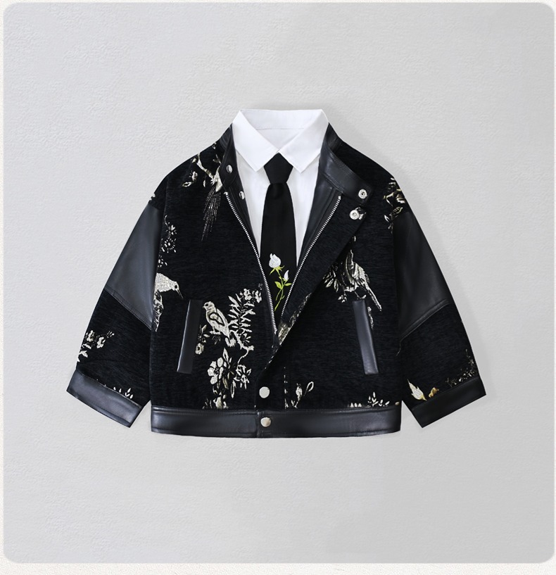 Embroidery Kit - Jaket Kulit PU Bordir Sepeda Motor