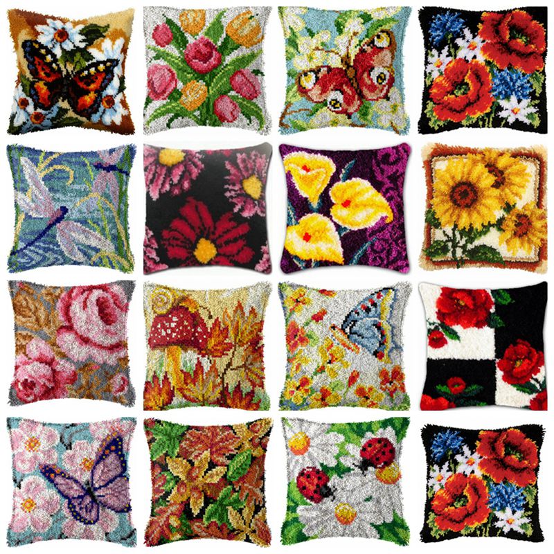 Embroidery Paper - Tanaman bunga Kit kait selot simpul