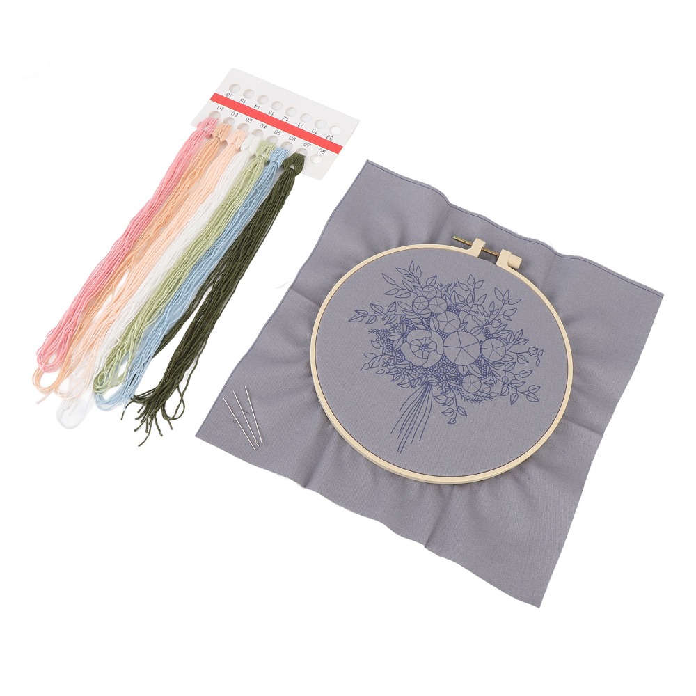 Embroidery Design Patterns Flowers - Kit Bordir Pola Cetak 3D Desain
