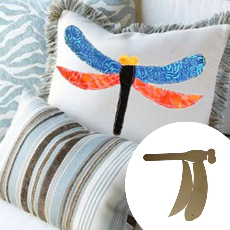 Embroidery And Quilting - Templat Quilting Capung Pola Jahit Transparan