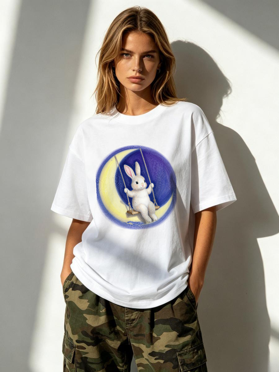 Embroidery Moisturizer - Kaos T-Shirt Moisture Transport High Low