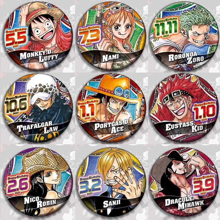 Embroidery Reddit - Set Pin Lencana Anime One Piece