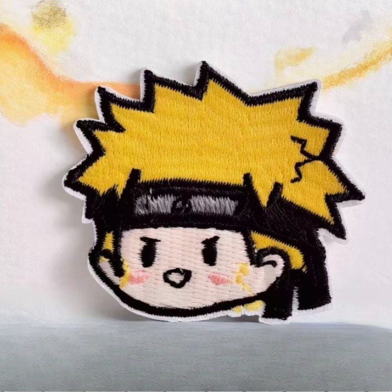 NARUTO Uzumaki Naruto Uchiha S - Embroidery Patches ulasan dan harga