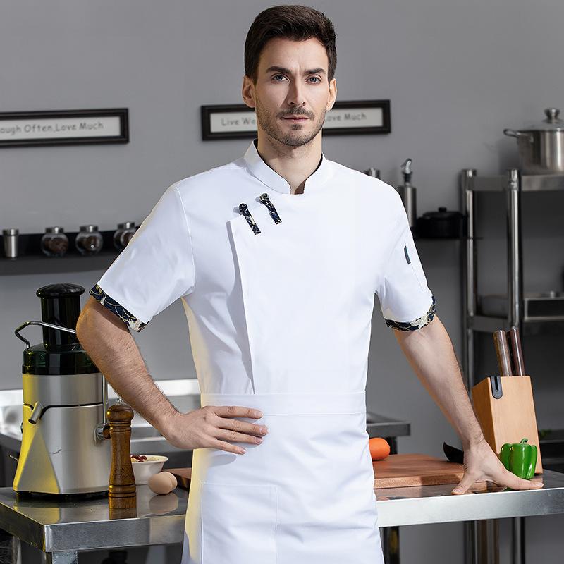 Seragam Koki Lengan Pendek Bah - Embroidery Kitchen ulasan dan harga