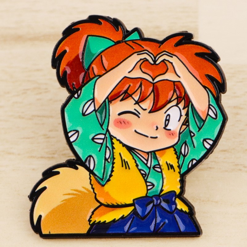 Pin Enamel Bentuk Hati Karakte - Embroidery Reddit ulasan dan harga