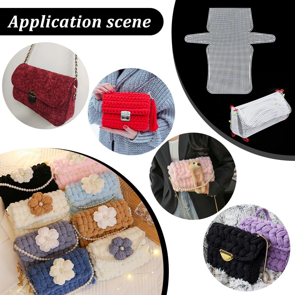 1-4Pcs Lembaran Kanvas Jaring  - Embroidery Paper ulasan dan harga