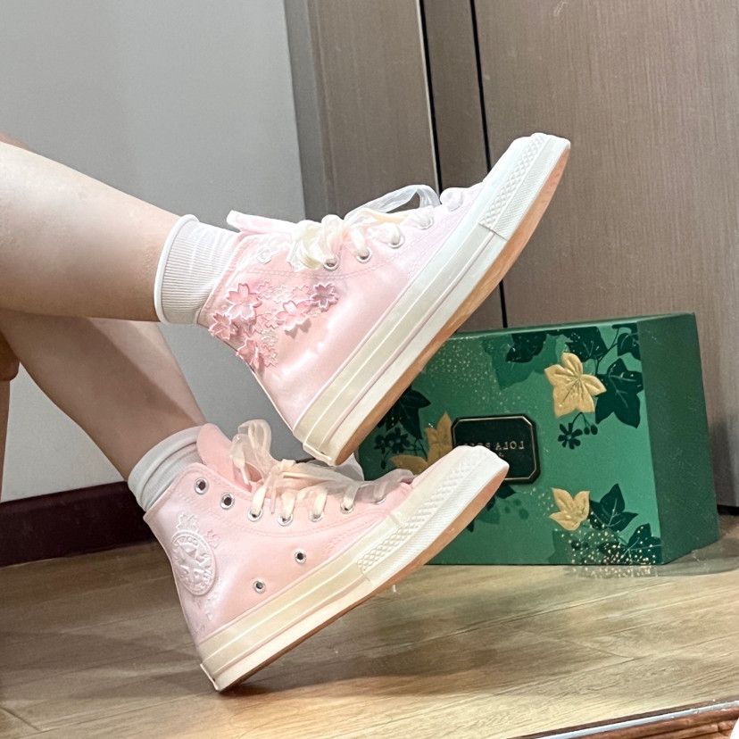 Sepatu Kanvas Bordir Wanita Ch - Embroidery Design Free ulasan dan harga
