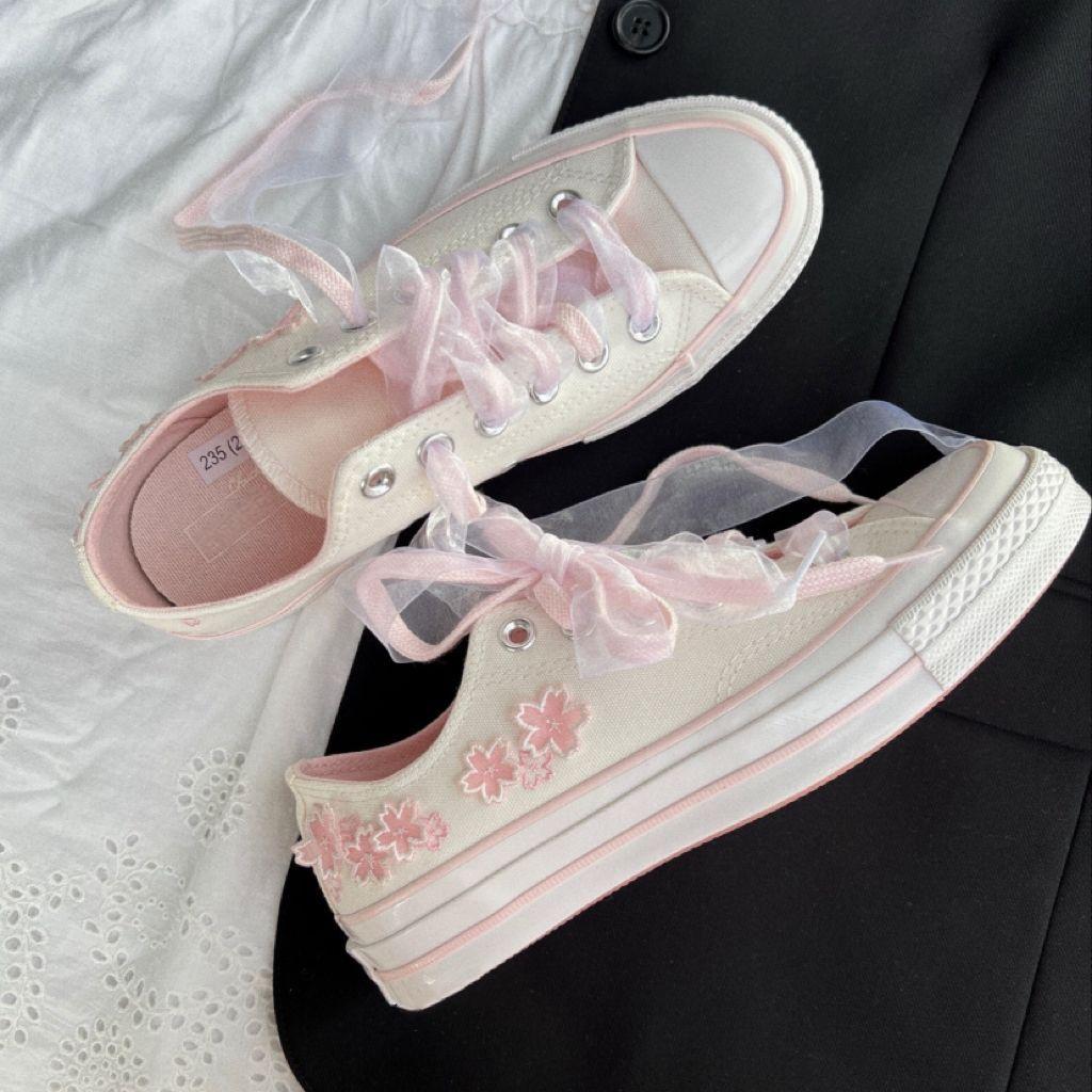 Sepatu Kanvas Bordir Wanita Ch - Embroidery Design Free ulasan dan harga