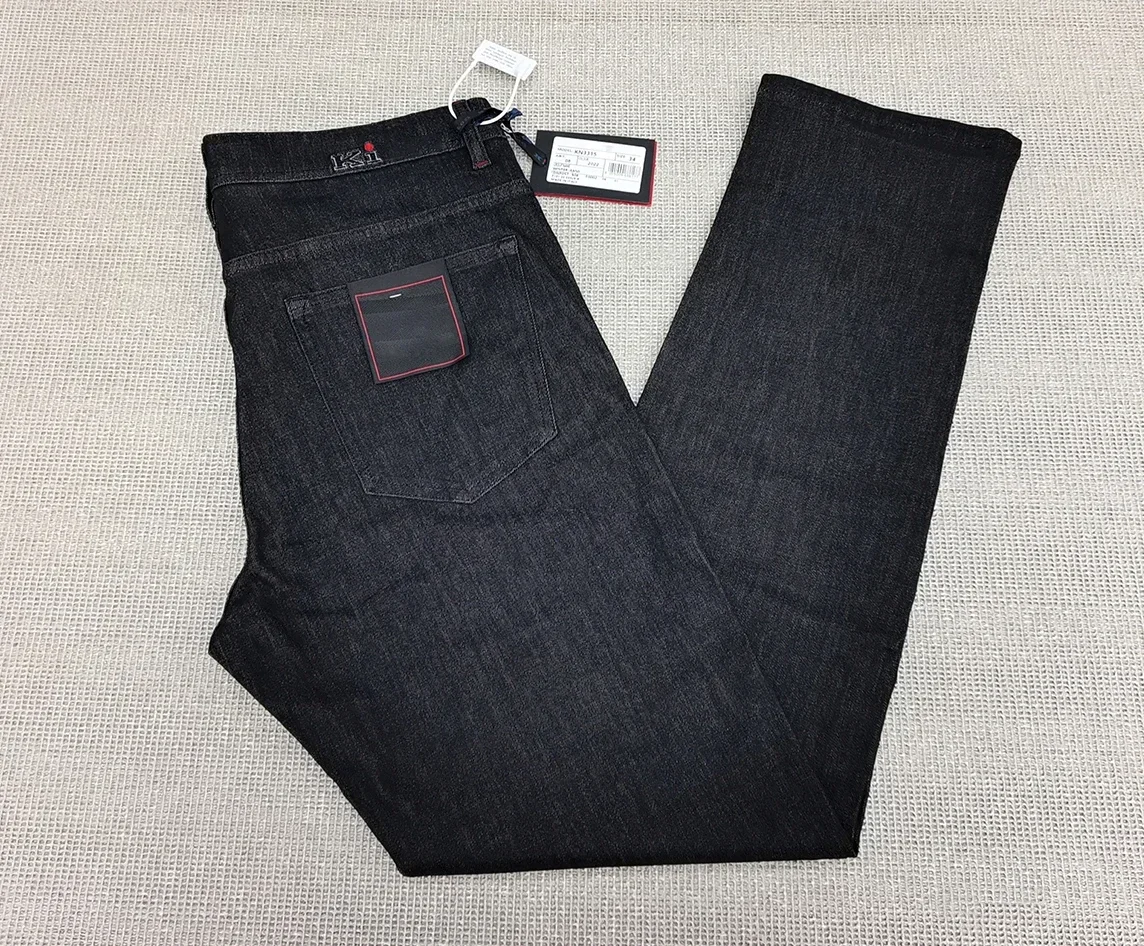 OECHSLI Jeans Katun Tipis Pria - Embroidery On Jeans ulasan dan harga