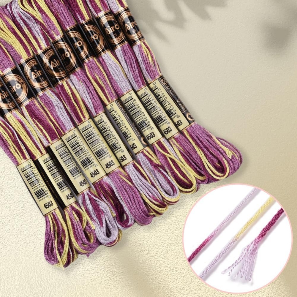 6 Helai Ungu Beraneka Ragam Be - Embroidery Stitches ulasan dan harga
