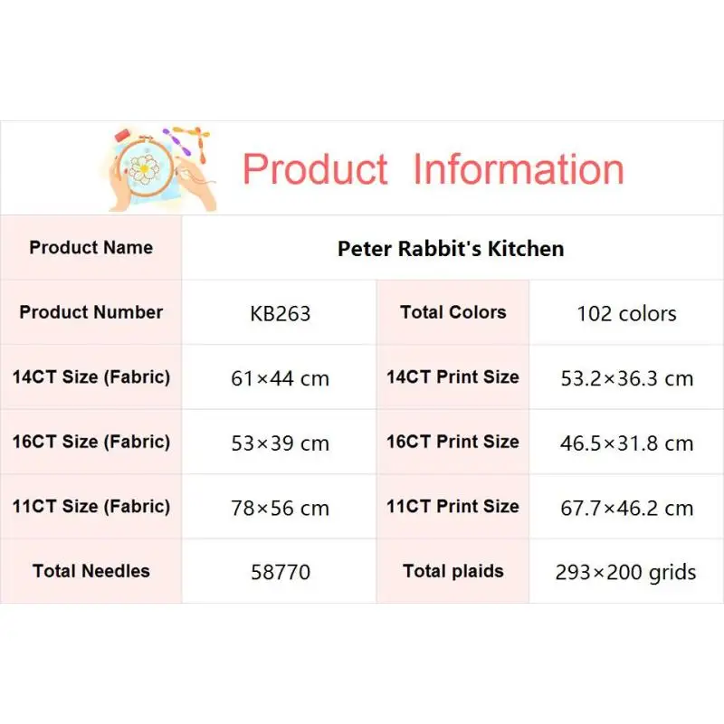 Kit jahit silang pola hewan ka - Embroidery Kitchen ulasan dan harga