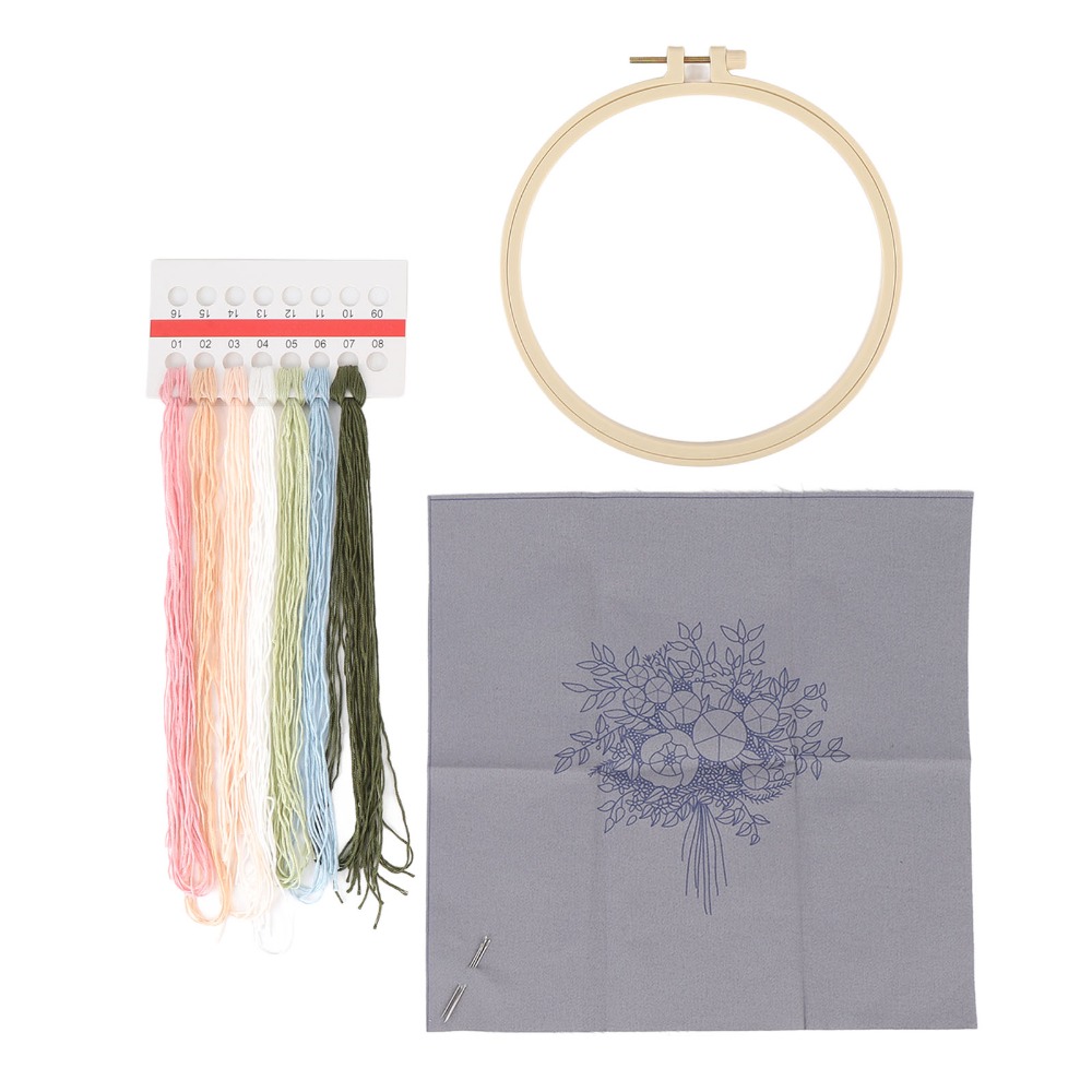 Kit Bordir Pola Cetak 3D Desai - Embroidery Design Patterns Flowers ulasan dan harga
