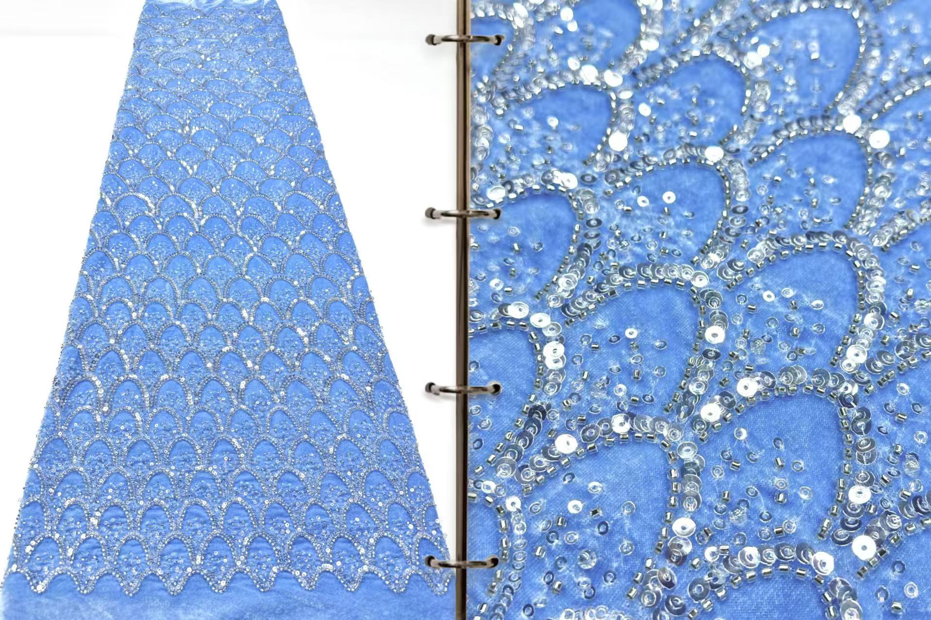 Gaun Pesta Mewah Berpayet Eleg - Embroidery Net Dress ulasan dan harga
