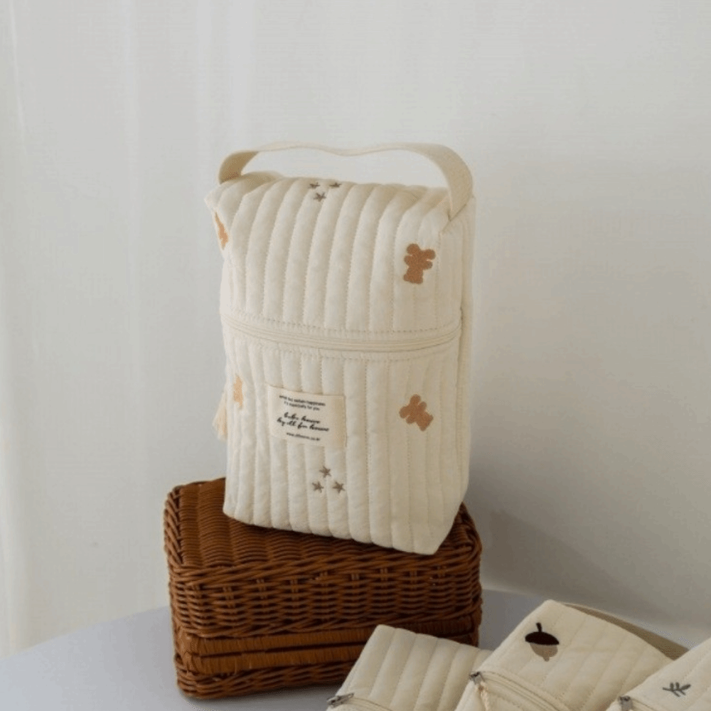 Tas Popok Bayi Portabel Berlap - Embroidery And Quilting ulasan dan harga