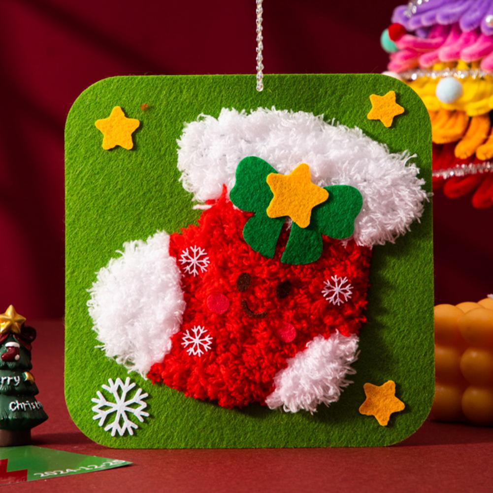 Perlengkapan Kerajinan untuk P - Embroidery Xmas Stocking ulasan dan harga
