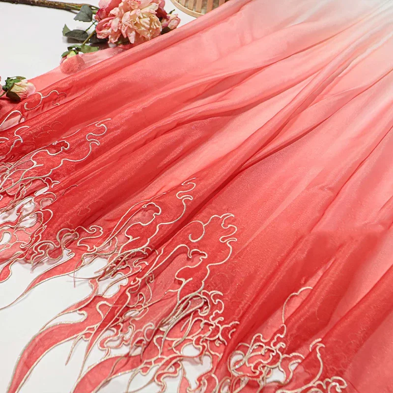 Kain Gradasi Daun Teratai Bord - Embroidery Design Free ulasan dan harga