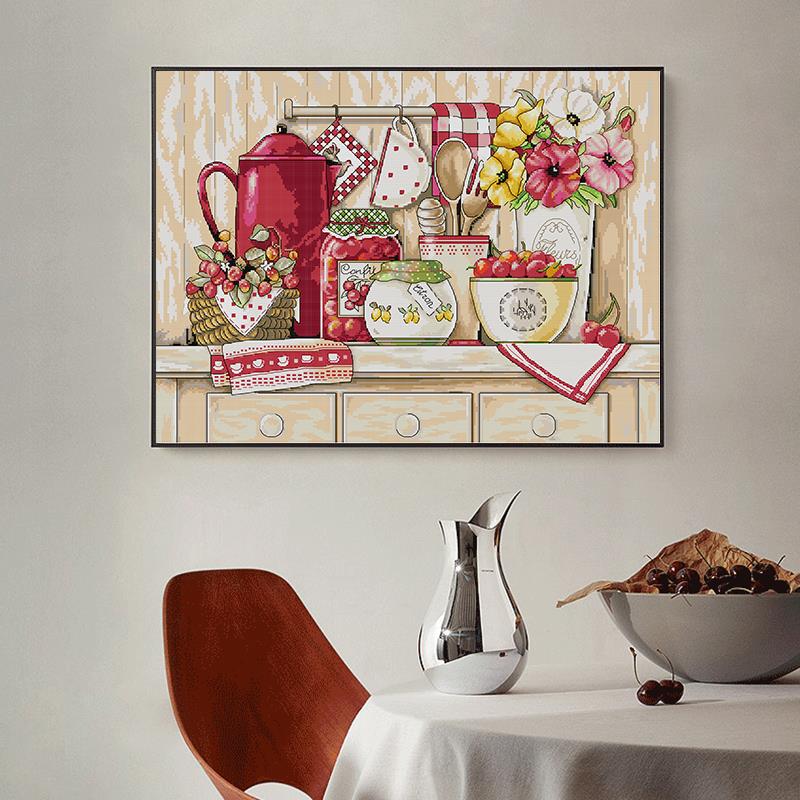 Peralatan Dapur Yang Nyaman Di - Embroidery Kitchen ulasan dan harga