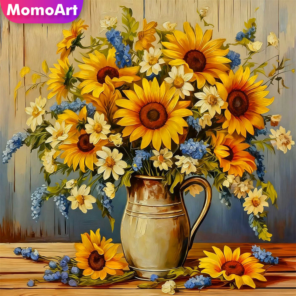 Momoart Counted Cross Stitch D - Embroidery Design Patterns Flowers ulasan dan harga