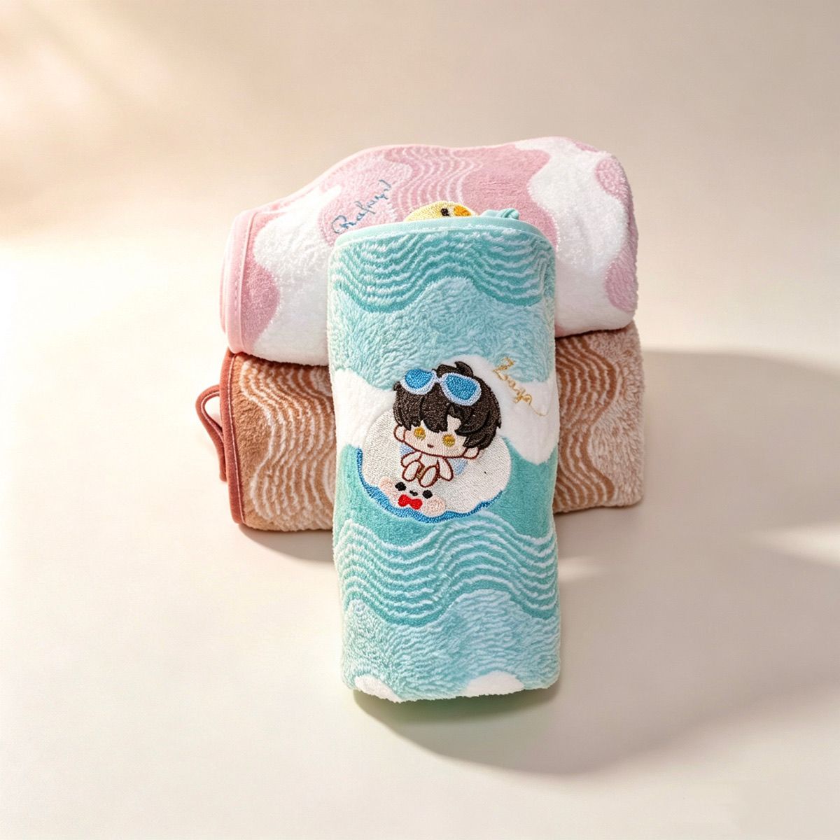Handuk Tangan Anime Love and D - Embroidery Kit ulasan dan harga