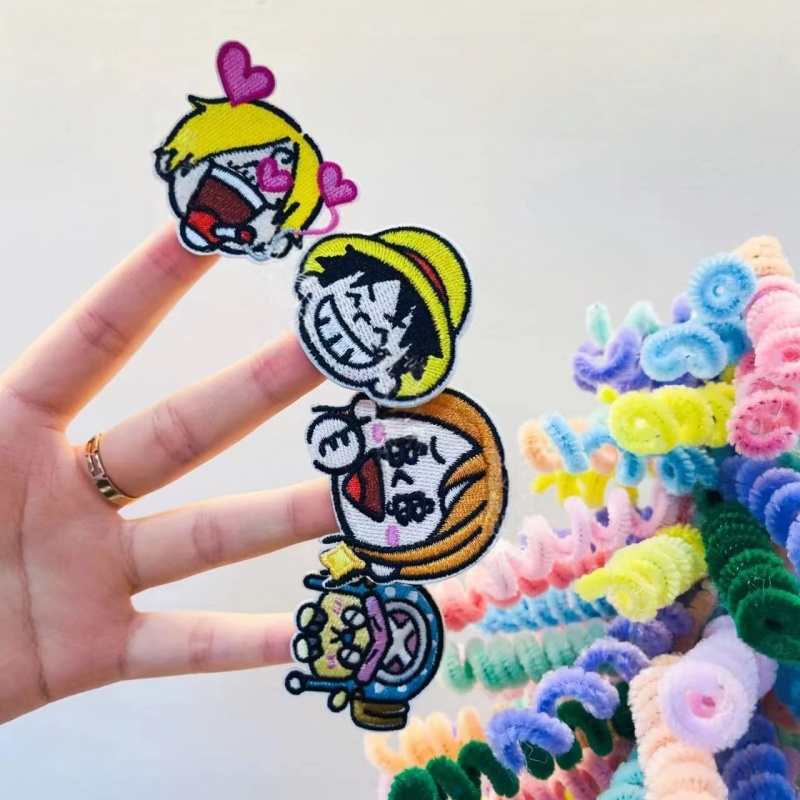 Patch Kain Anime One Piece Str - Embroidery Patches ulasan dan harga