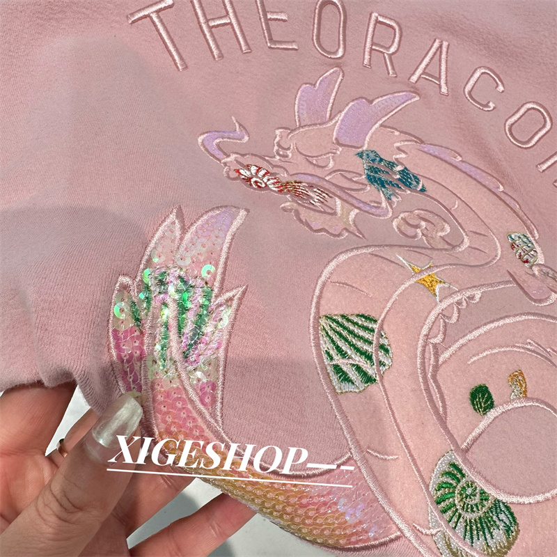 Kaos Wanita Lengan Pendek Gaya - Embroidery Cotton Shirt ulasan dan harga