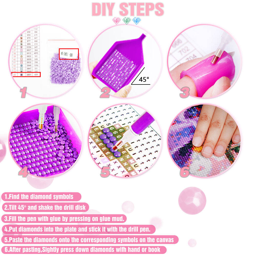 Lukisan Berlian DIY Huacan 5D  - Embroidery Icon ulasan dan harga