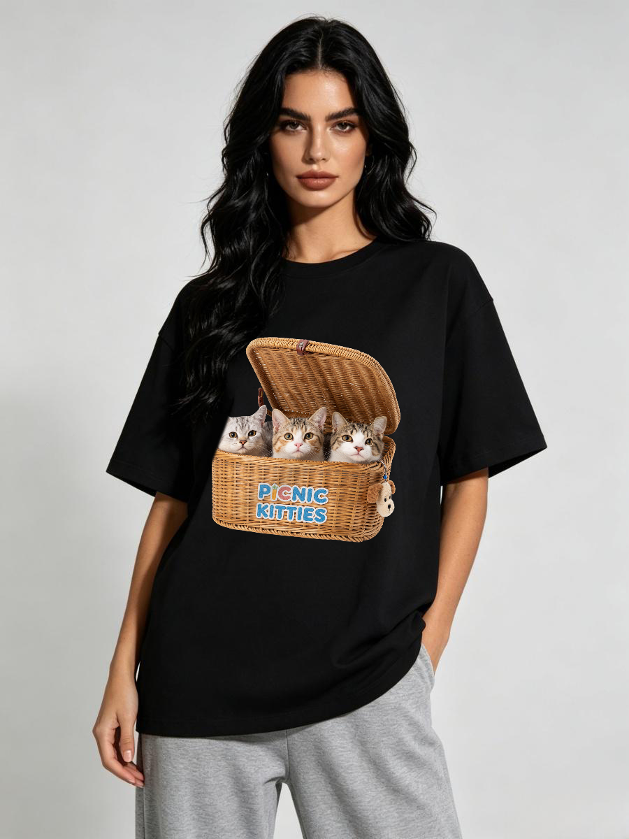 Kaos Oblong Wanita Bermotif He - Embroidery Moisturizer ulasan dan harga