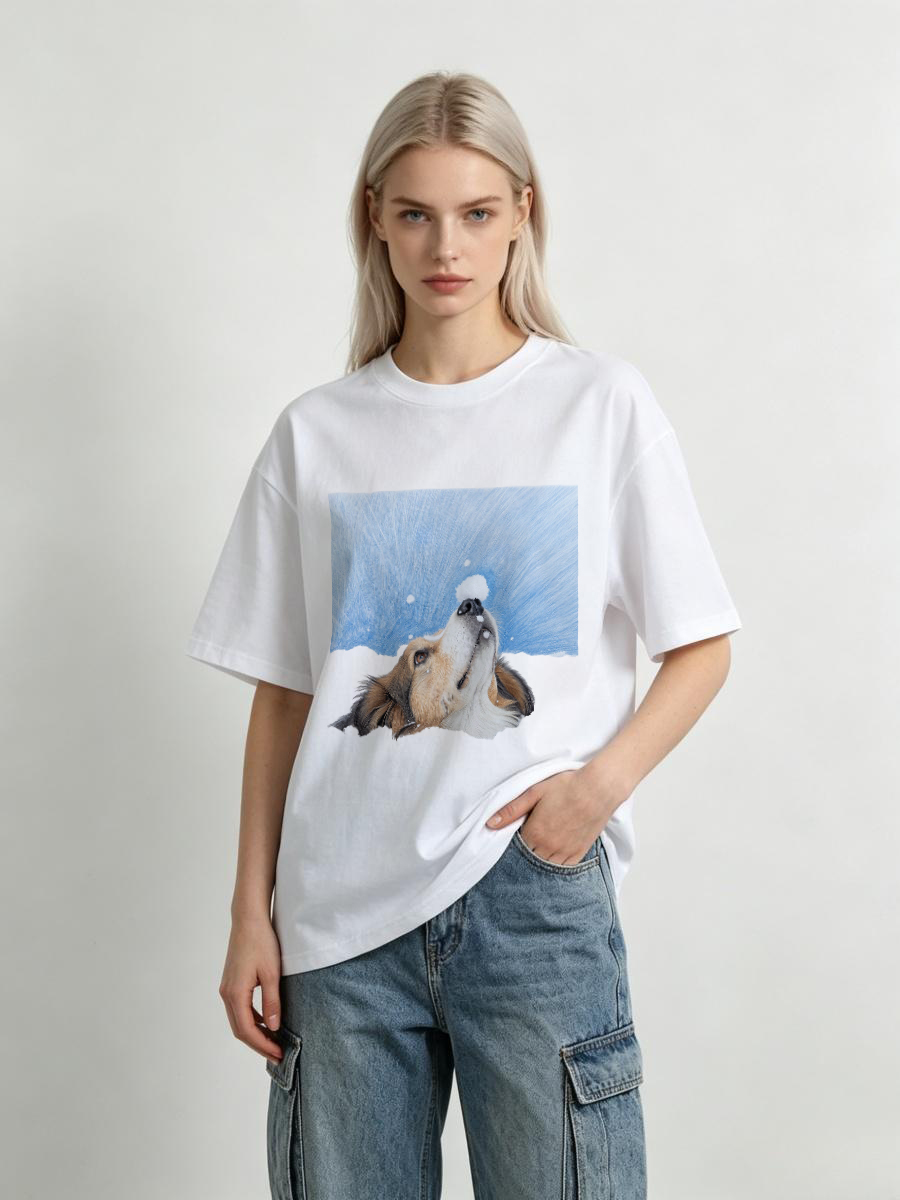 Kaos T-Shirt Basic untuk Kanto - Embroidery Moisturizer ulasan dan harga