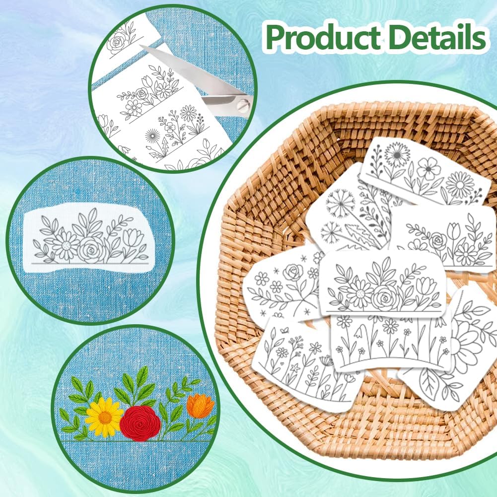 Stabilizer Bunga yang Larut da - Embroidery Paper ulasan dan harga