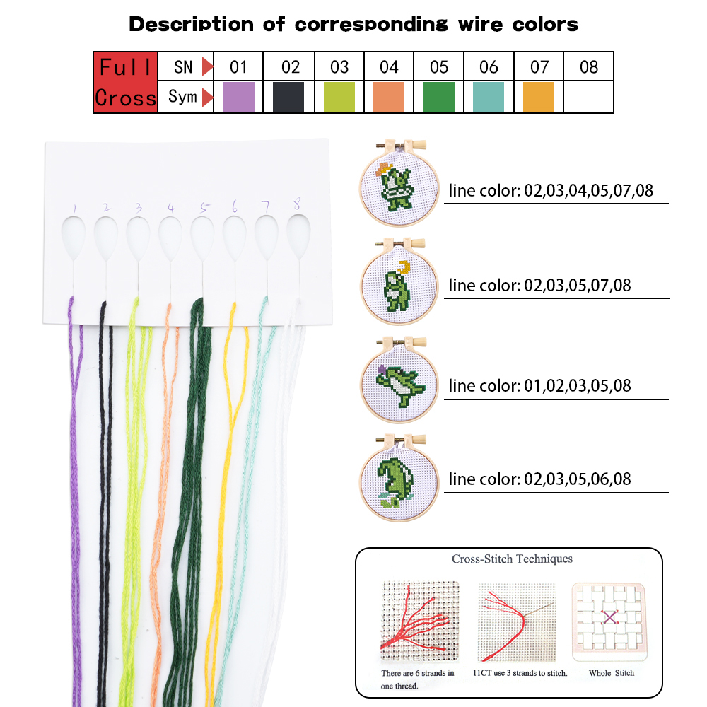 4 Buah Kit Pemula Bordir DIY P - Embroidery Kit ulasan dan harga
