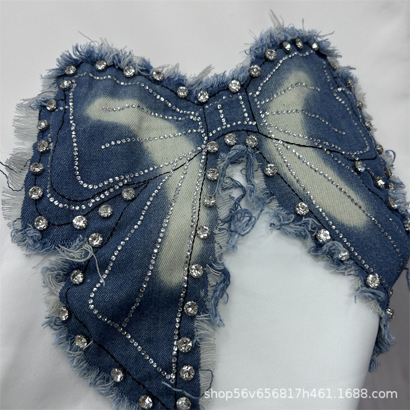 Setelan Dua Potong Wanita Musi - Embroidery On Jeans ulasan dan harga