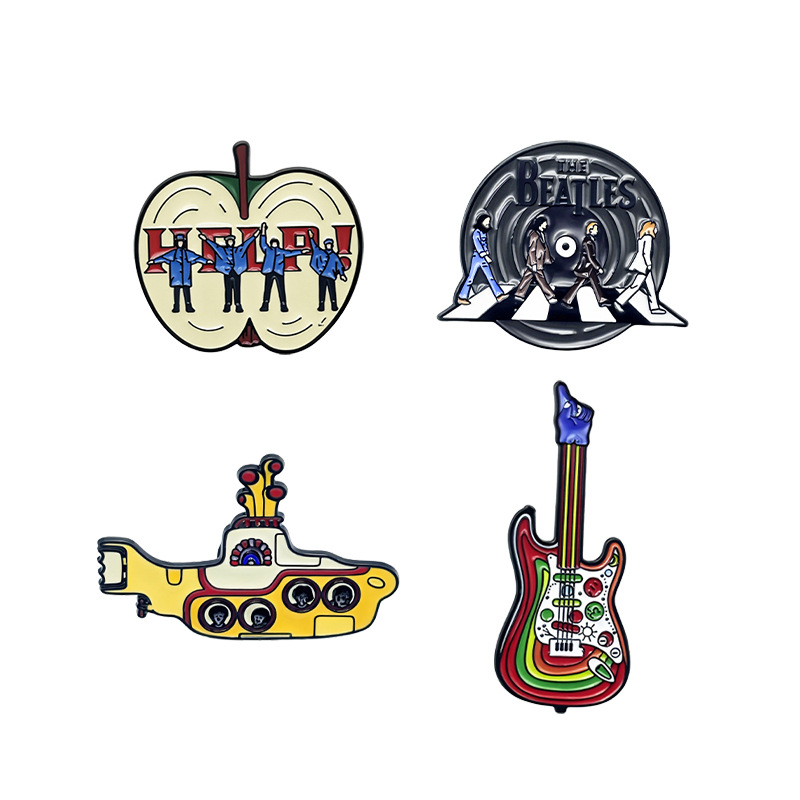 Pin Enamel Salib Vintage Band  - Embroidery Icon ulasan dan harga