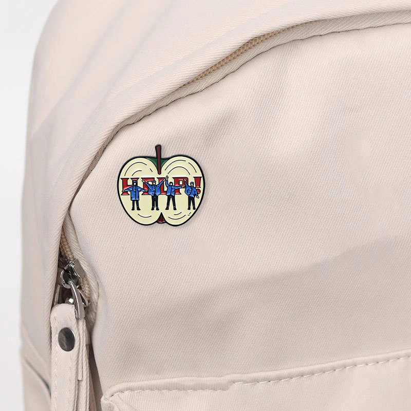 Pin Enamel Salib Vintage Band  - Embroidery Icon ulasan dan harga