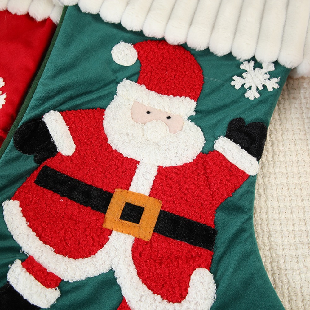Kantong Natal Bordir Gantung y - Embroidery Xmas Stocking ulasan dan harga