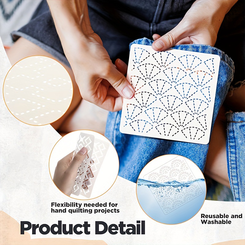 30 Buah Templat Bordir Pola Bo - Embroidery And Quilting ulasan dan harga