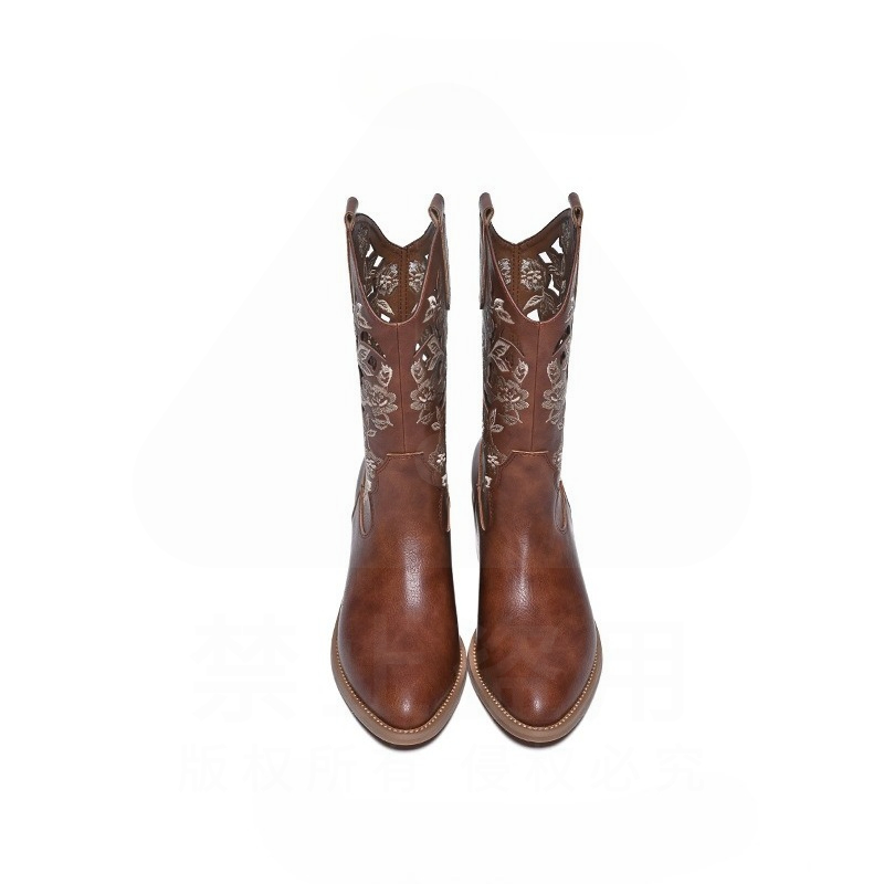Sepatu Wanita Retro Sepatu Bot - Embroidery Design Free ulasan dan harga