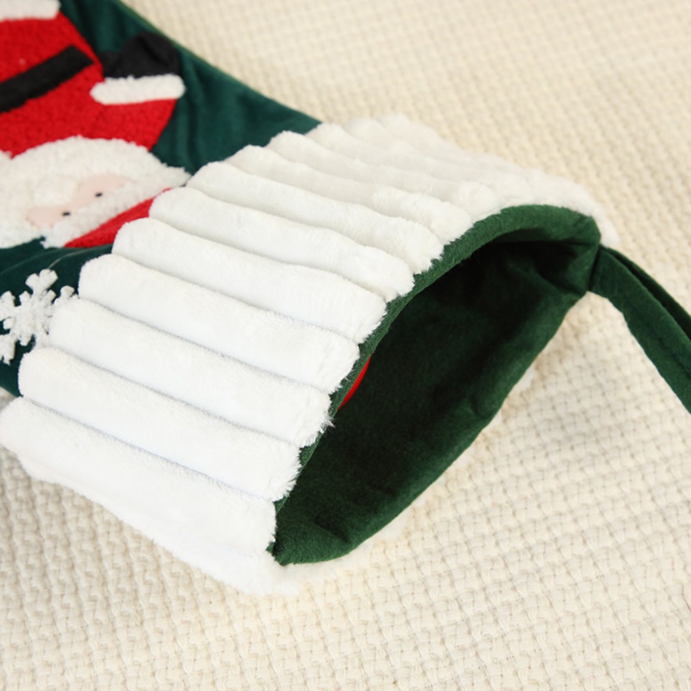 Kaus Kaki Natal Bordir Gantung - Embroidery Xmas Stocking ulasan dan harga