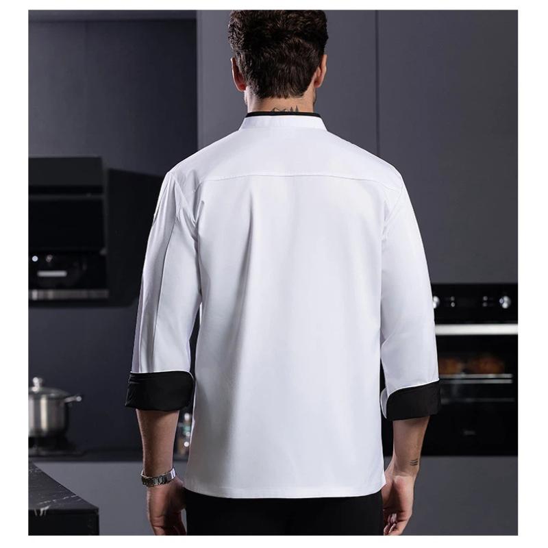 Seragam Koki Pakaian Kerja Len - Embroidery Kitchen ulasan dan harga