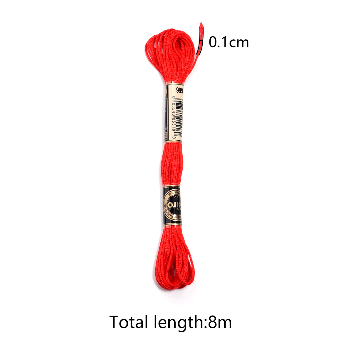 6Pcs/Lot Benang Bordir Poliest - Embroidery Stitches ulasan dan harga