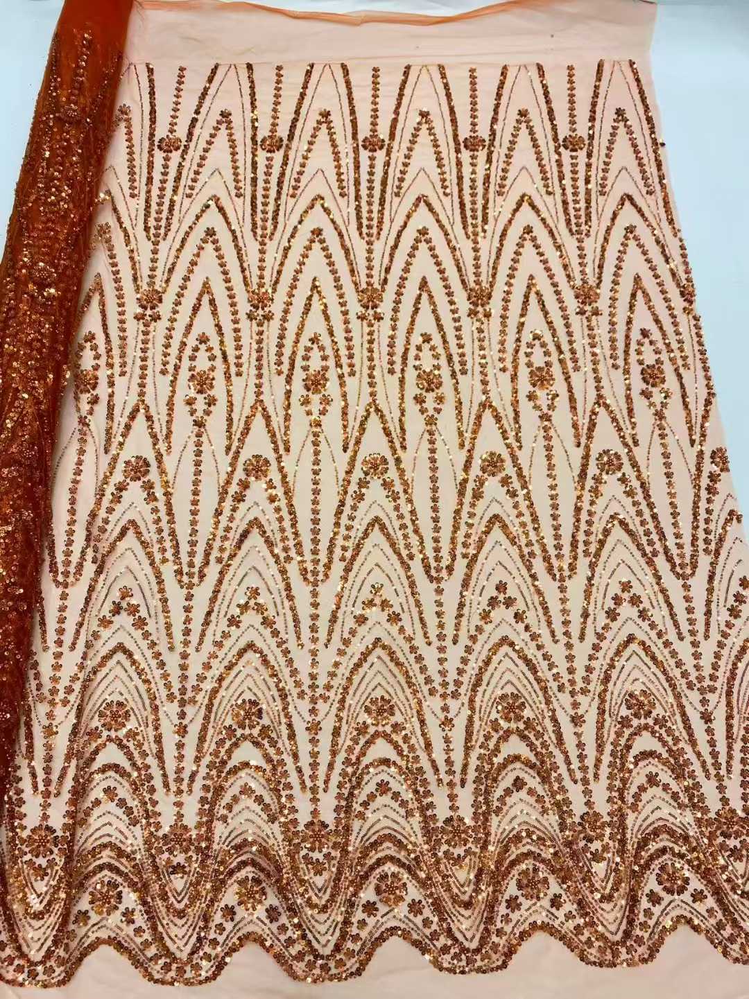 Kain Tulle Bordir Payet Berkua - Embroidery Net Dress ulasan dan harga