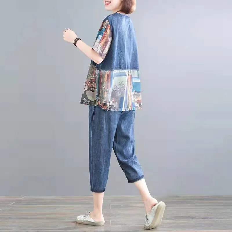 Set Jeans Wanita Musim Panas 5 - Embroidery On Jeans ulasan dan harga